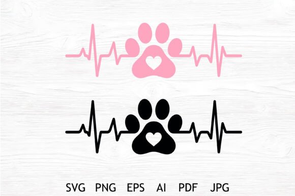 Download Paw Heartbeat Pet SVG Bundle - Pet svg bundle Collection