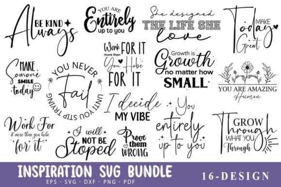 Download Inspirational Quotes Png Bundle, Designs - Inspirational quotes Collection