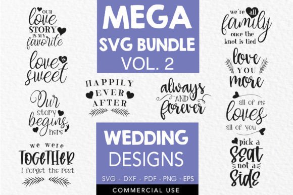 Download Wedding Designs SVG Bundle - Wedding designs Collection