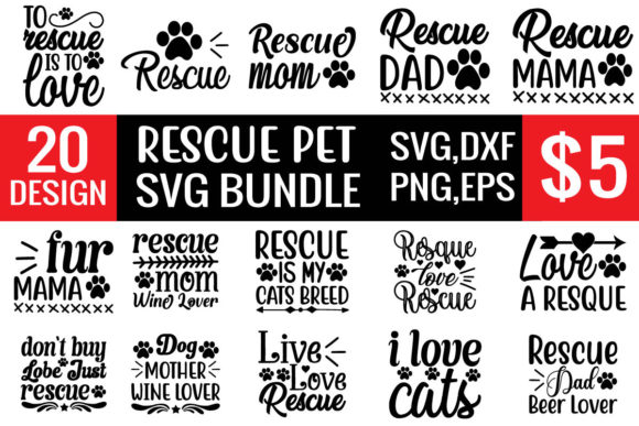 Download Rescue Pet SVG Bundle - Pet svg bundle Collection