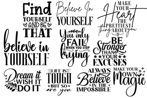 Download 10 Inspirational Quotes Svg Bundle - Inspirational quotes Collection