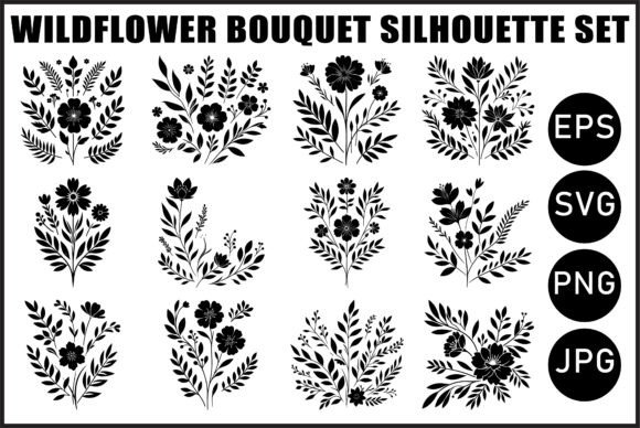 Download Wildflower Bouquet SVG Bundle - Premium Resources